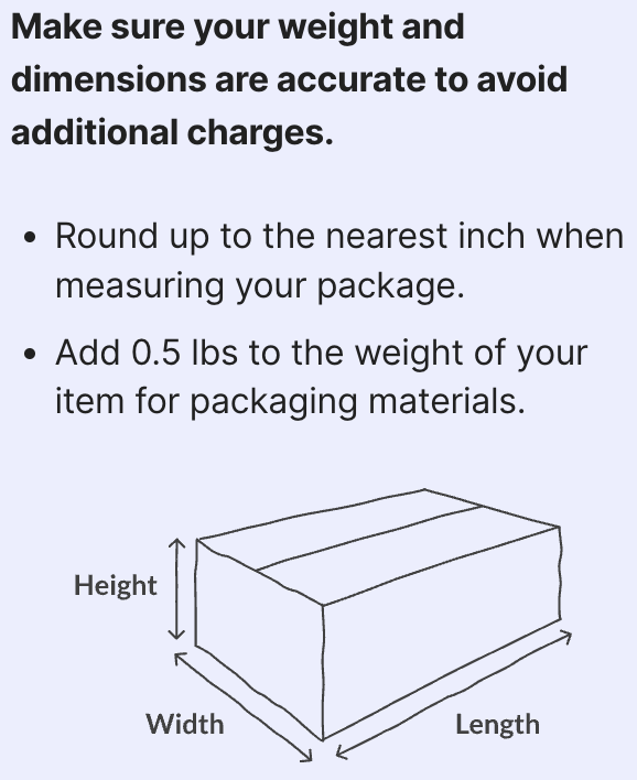 Why did I receive a shipping label adjustment? – Help Center Home