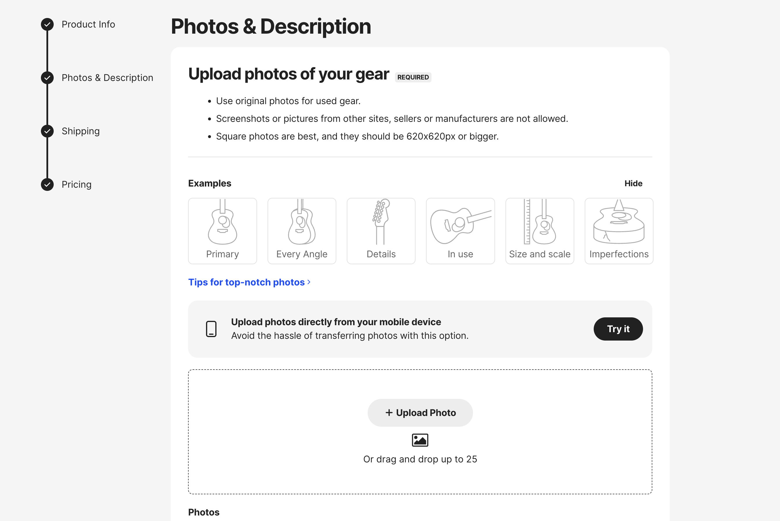 QR code scan photos