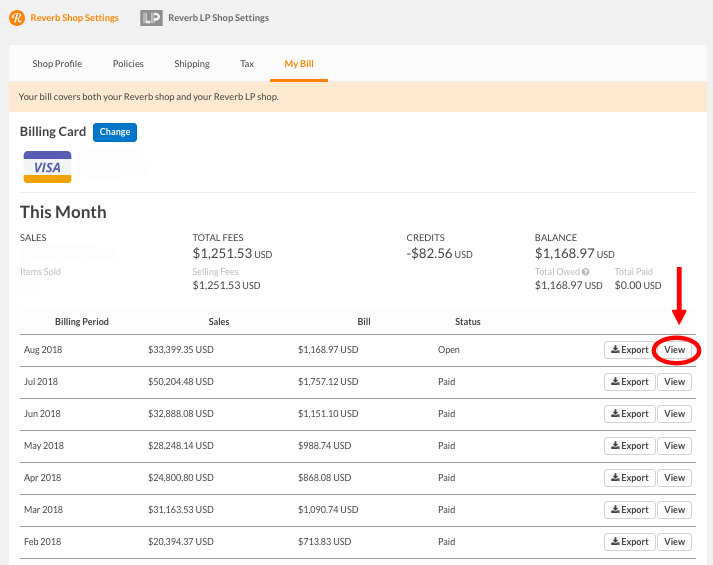 view paypal transaction fee totals