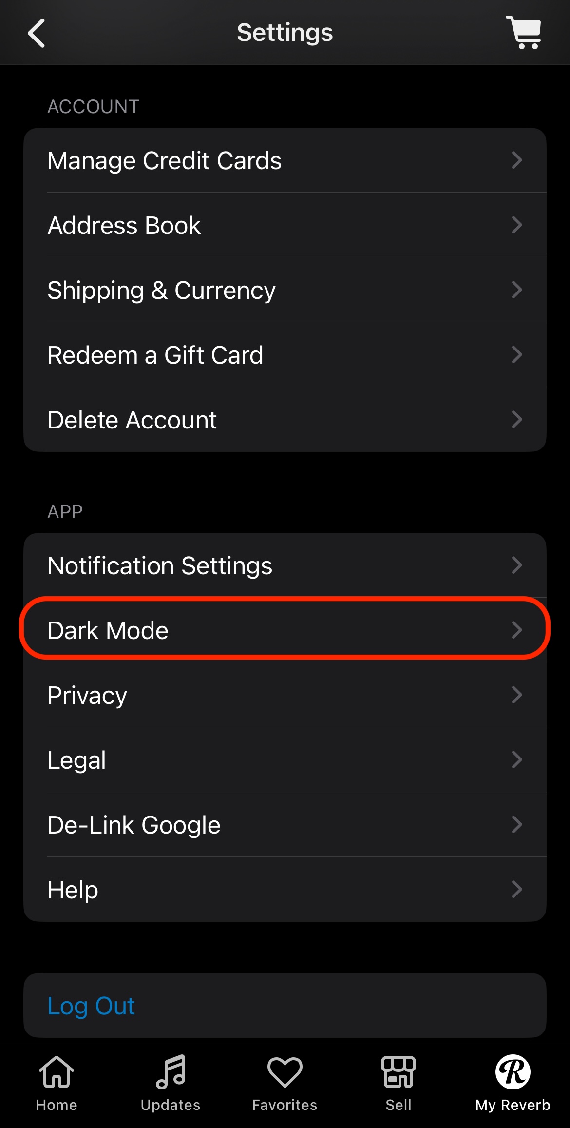 Dark Mode