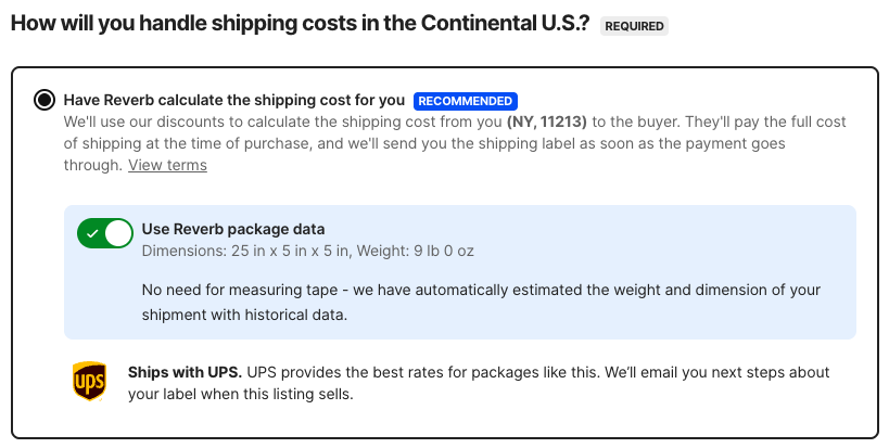 handle shipping costs