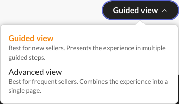 Toggling page form views