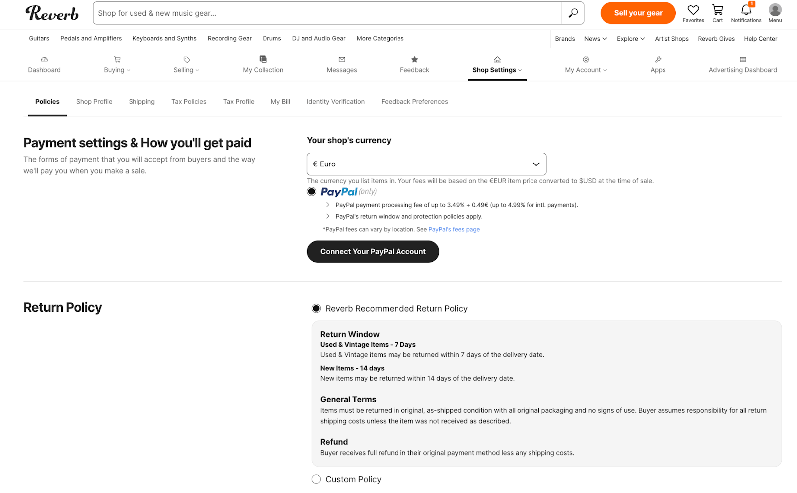 Connect Your PayPal Account