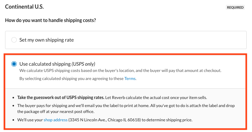 SHIPPING COSTS & PAYMENTS