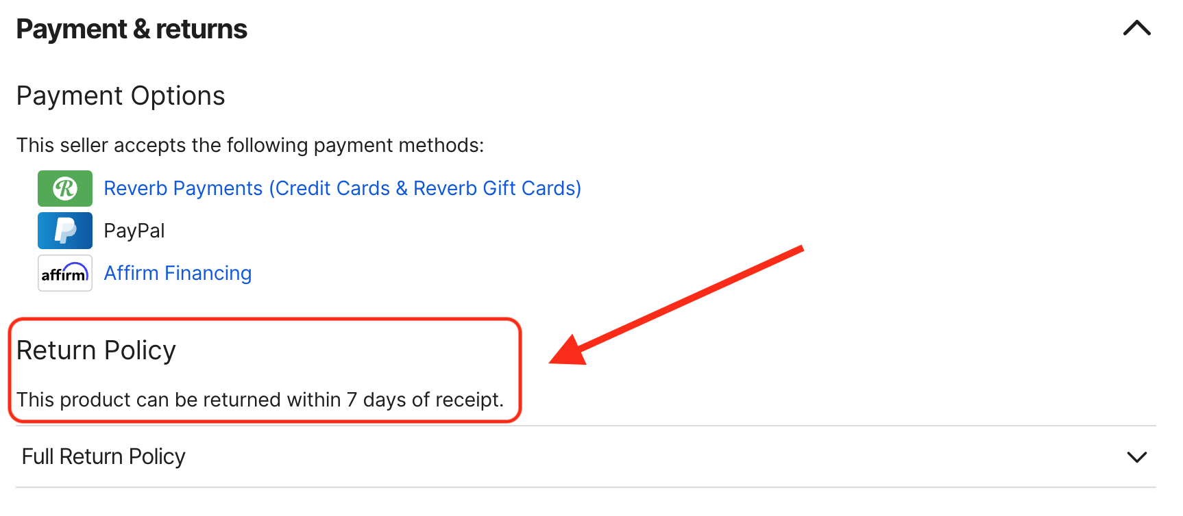 preference-based returns
