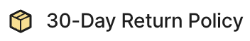 30 day return policy
