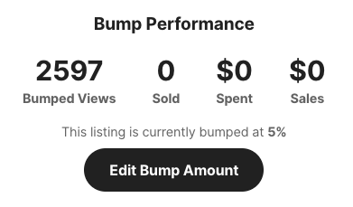 Bump performance