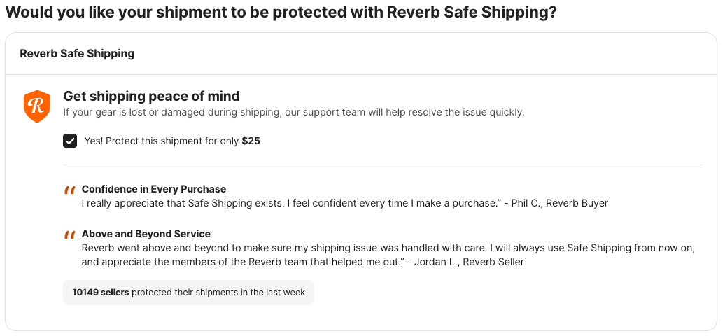 Select Safe Shipping